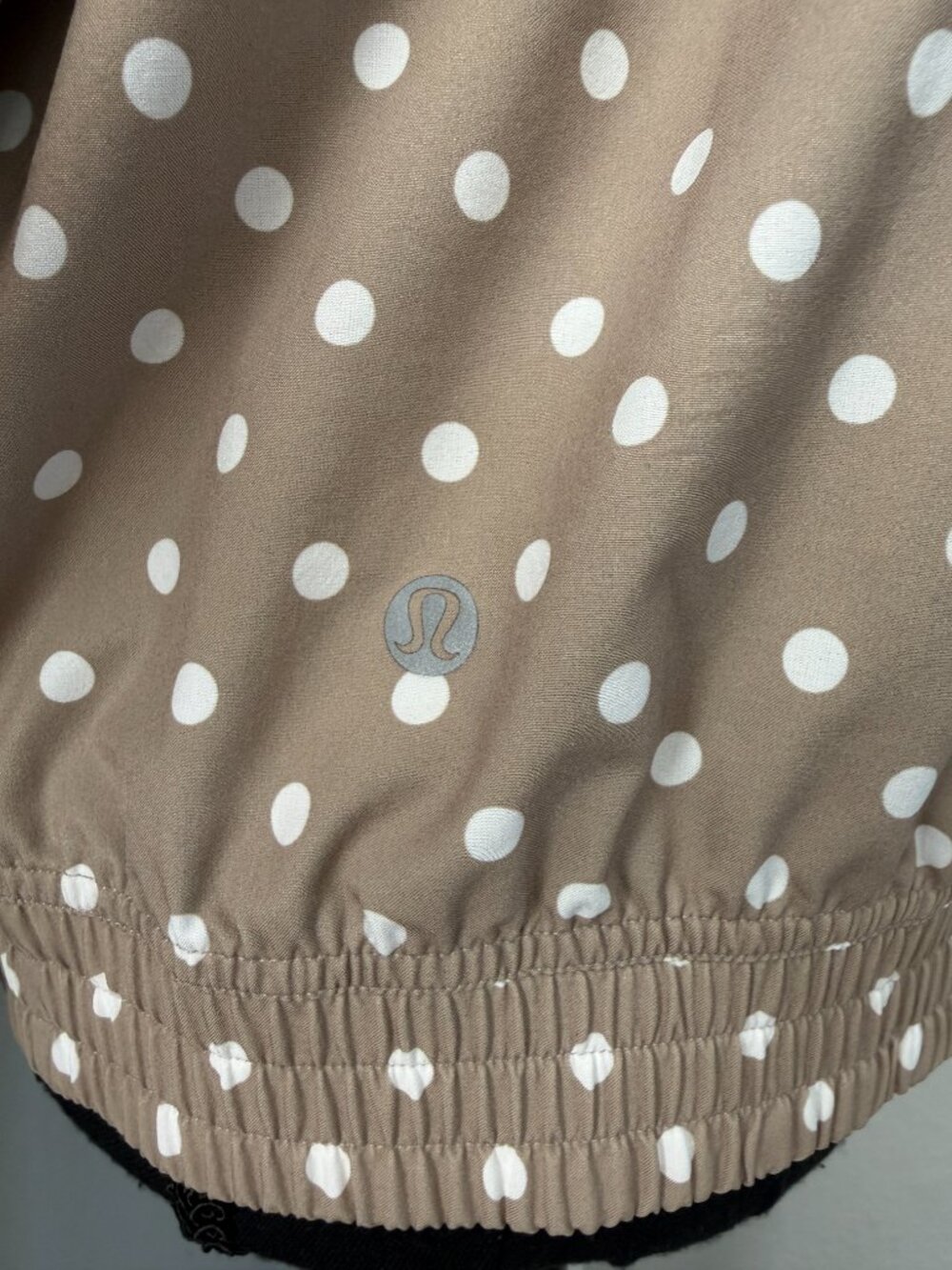 LULULEMON Adapted State Track Jacket Simple White Sheer Oak Polka 6 - Picture 8 of 11